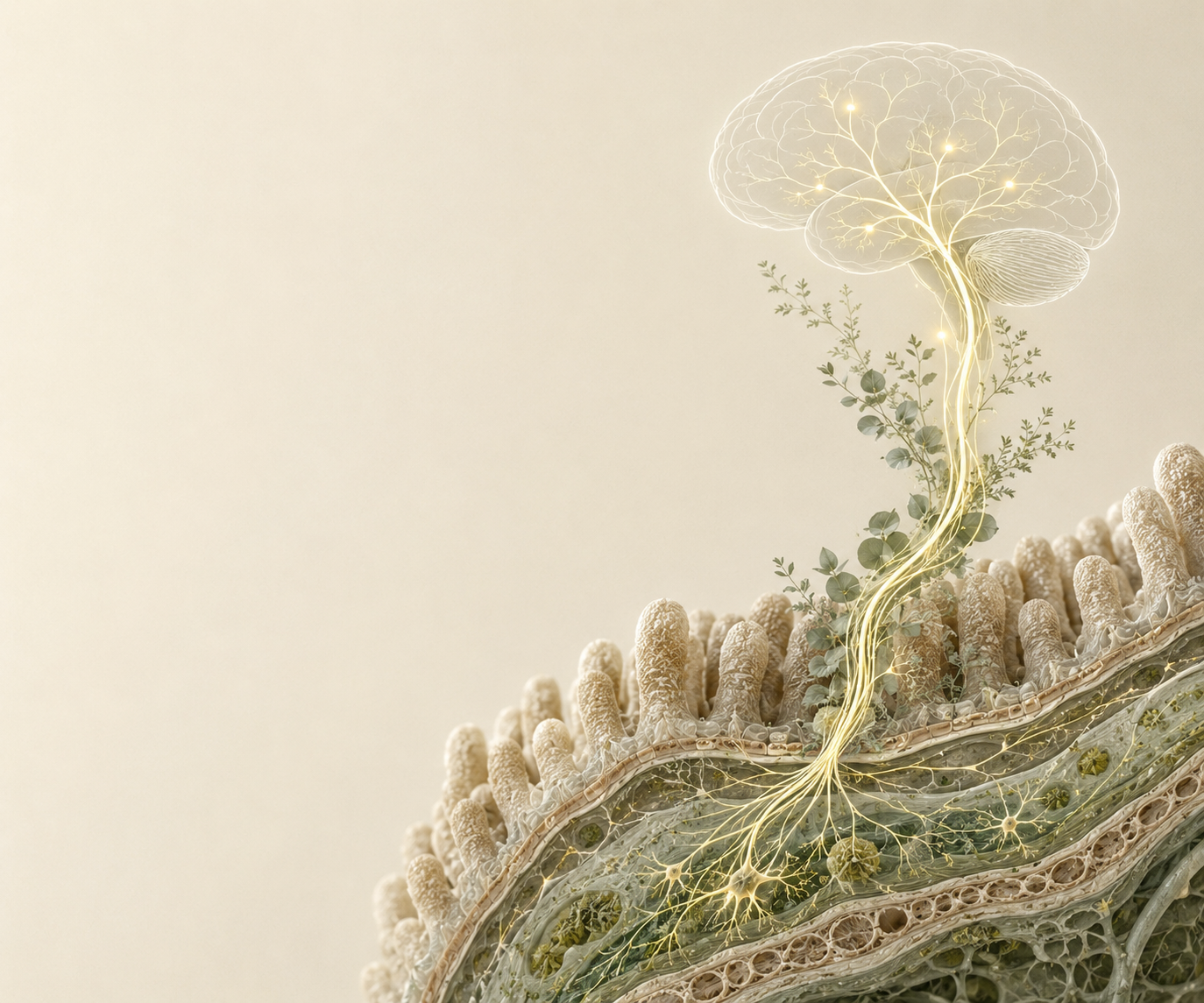 Gut-brain neural network visualization